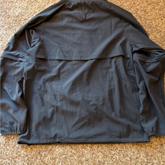 NWT Evo Shield Hoodie lightweight Jacket Mens Size M Grey zip off sleeves - Picture 2 of 4